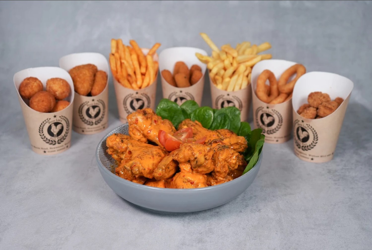 indian food Served at Poco Loco Peri Peri Wishaw